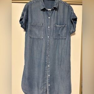 Cotton Jean dress Velvet heart medium